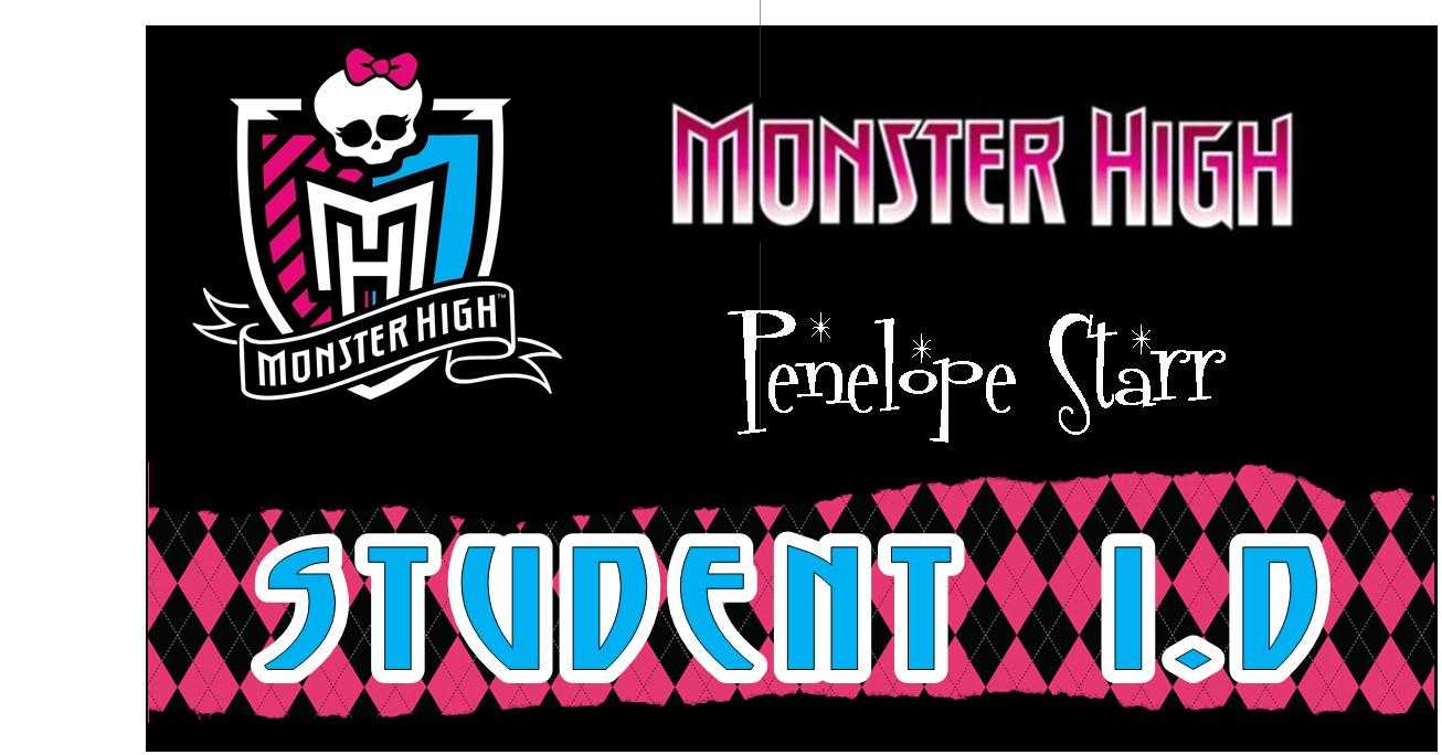 Awesome Monster High Party Games ~ Diy And Printables! Intended For Monster High Birthday Card Template