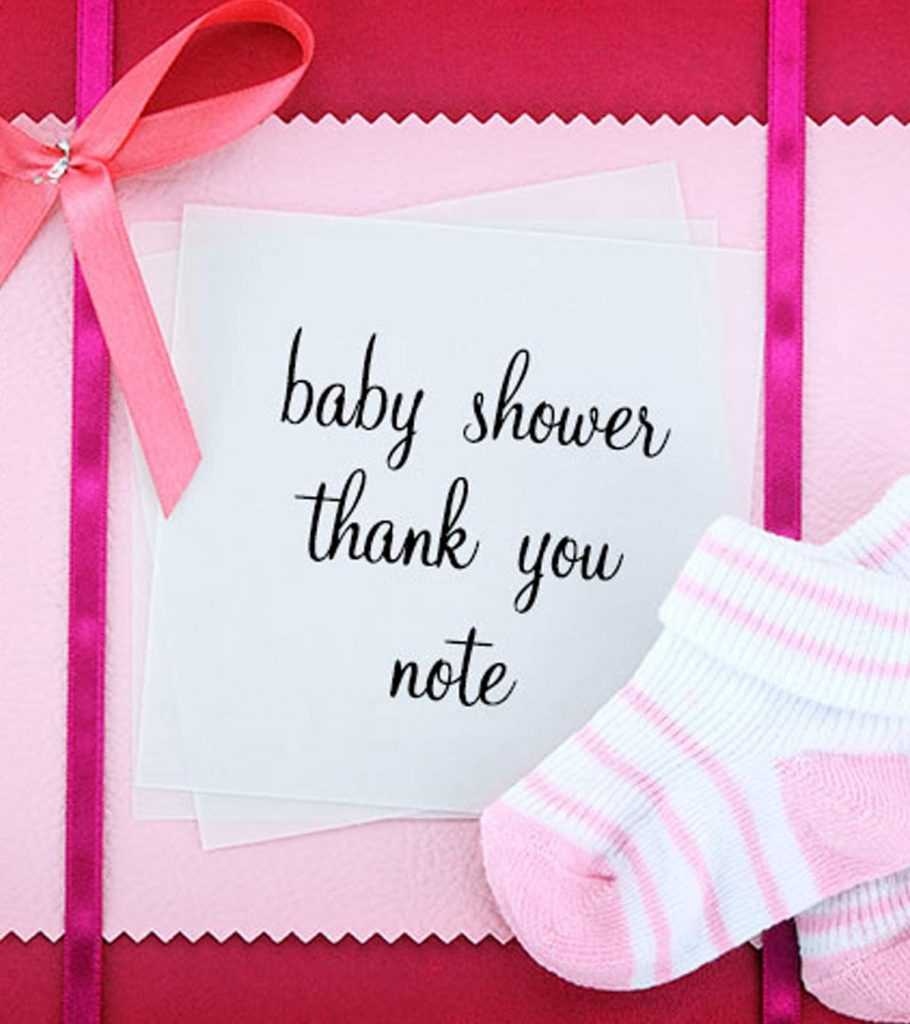 Baby Shower Thank You Notes: What To Write In A Thank You Card Inside Template For Baby Shower Thank You Cards