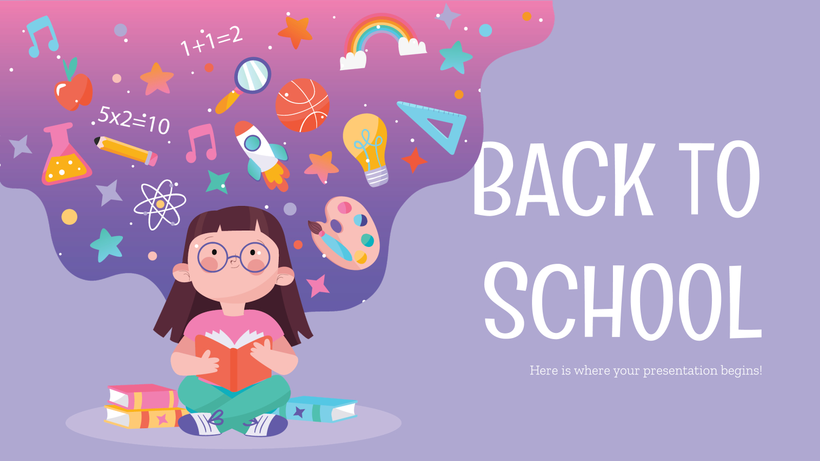 Back To School Social Media Theme For Google Slides And Intended For Back To School Powerpoint Template