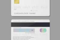 Bank Credit Card Template in Credit Card Templates For Sale