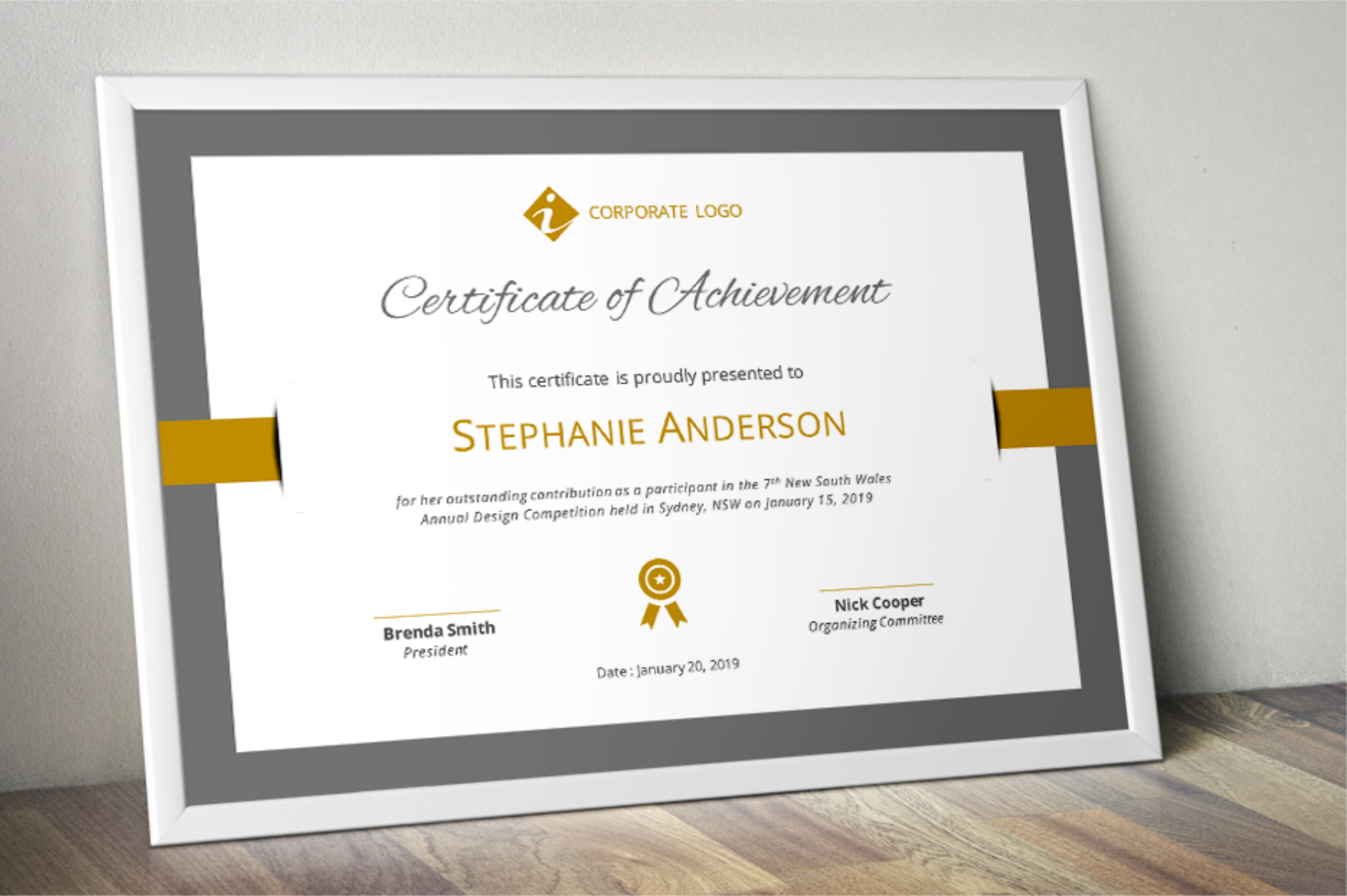 Bar Border Modern Word Event Certificate Template Within Design A Certificate Template
