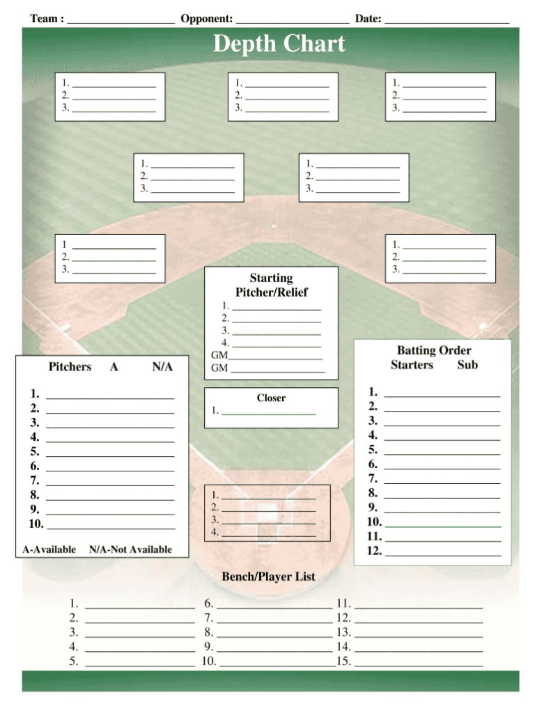 Baseball Depth Chart Pdf Vatan vtngcf Within Free Baseball Lineup Card Template Great