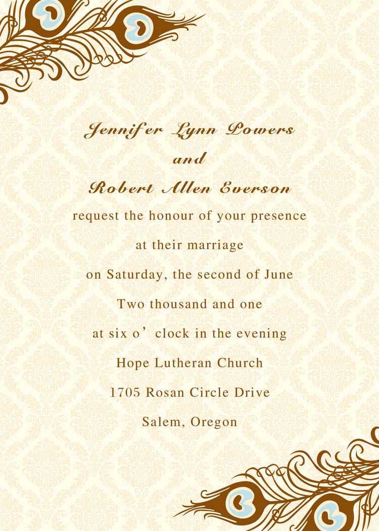 Best Wedding Invitations Cards : Wedding Invitation Cards Pertaining To Free E Wedding Invitation Card Templates