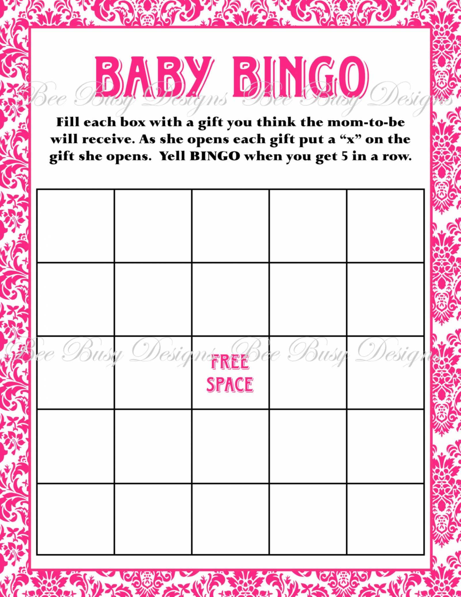 Bingo Template Pdf – Beyti.refinedtraveler.co Pertaining To Blank Bingo Card Template Microsoft Word