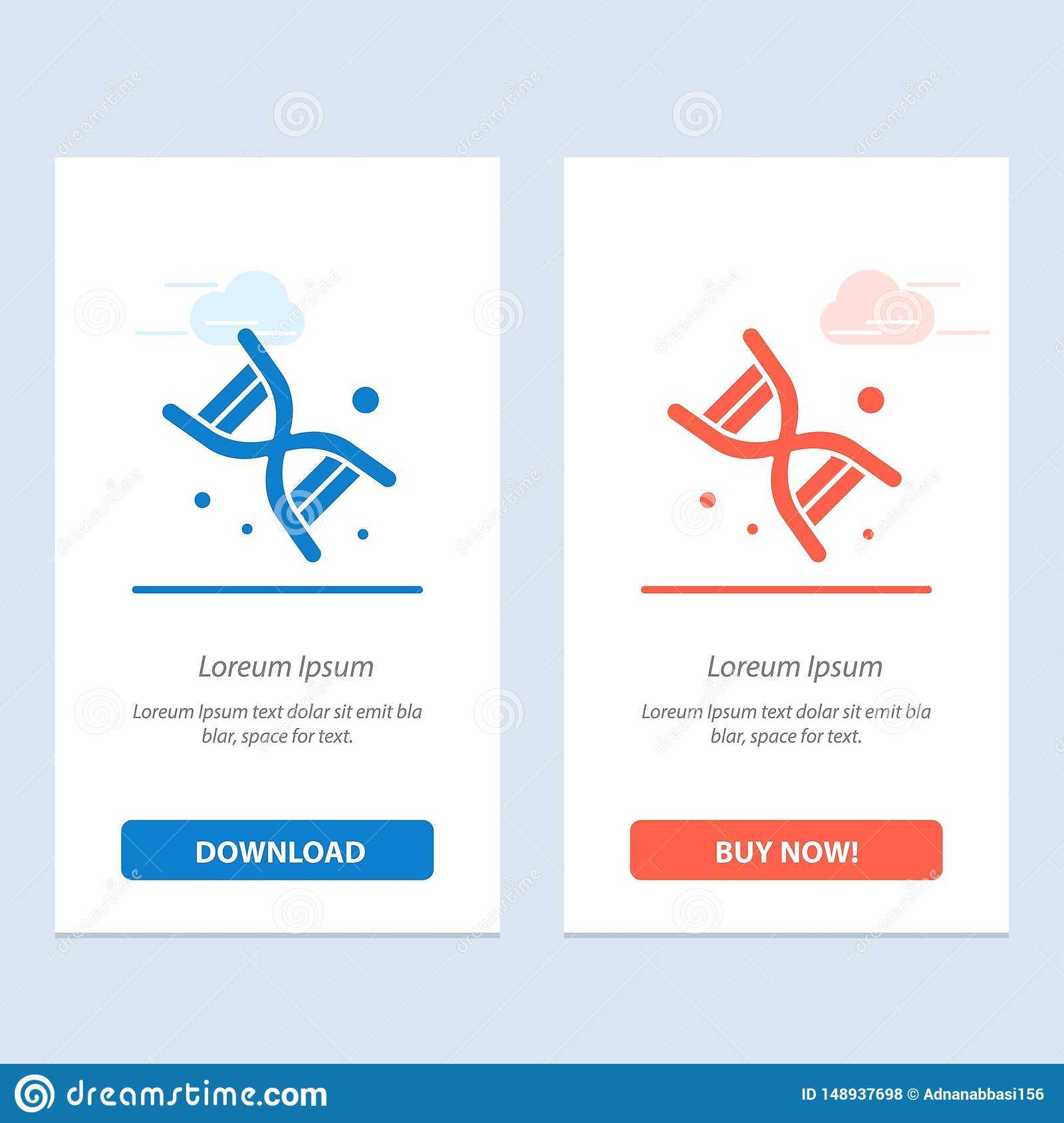 Bio, Dna, Genetics, Technology Blue And Red Download And Buy For Bio Card Template