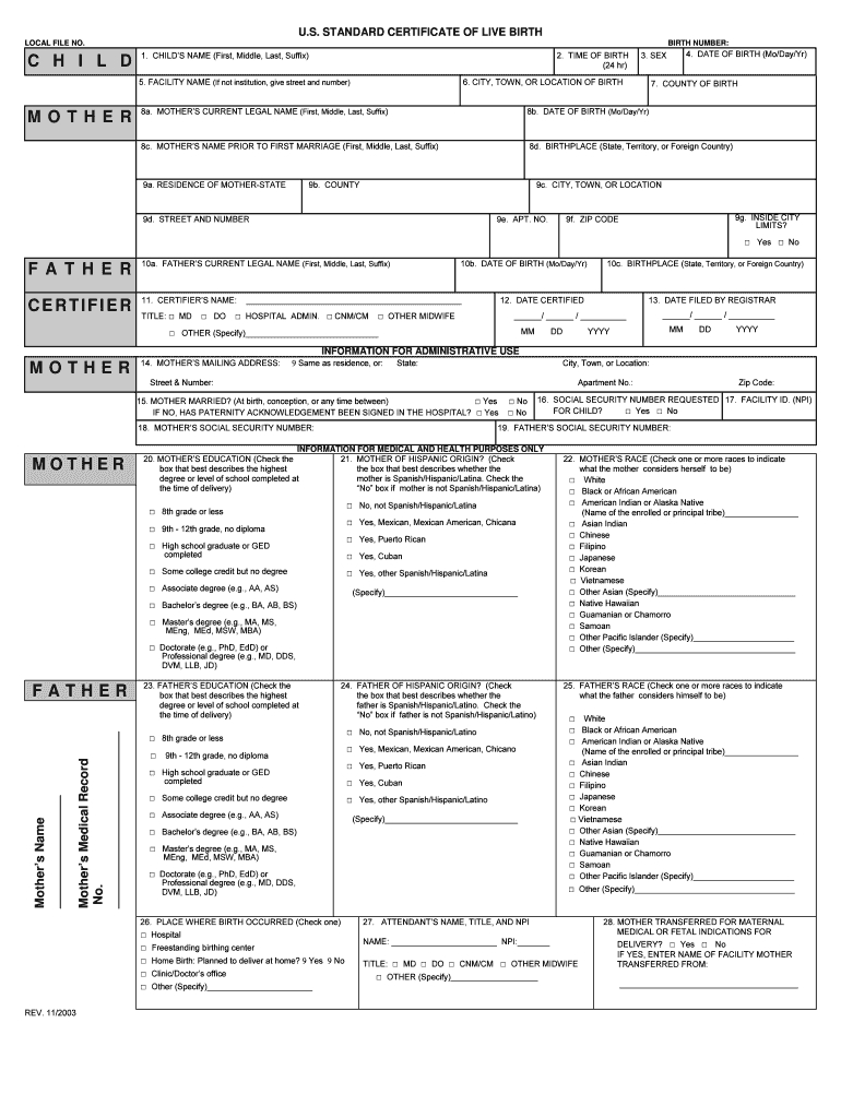 Birth Certificate Maker – Fill Online, Printable, Fillable For Official Birth Certificate Template