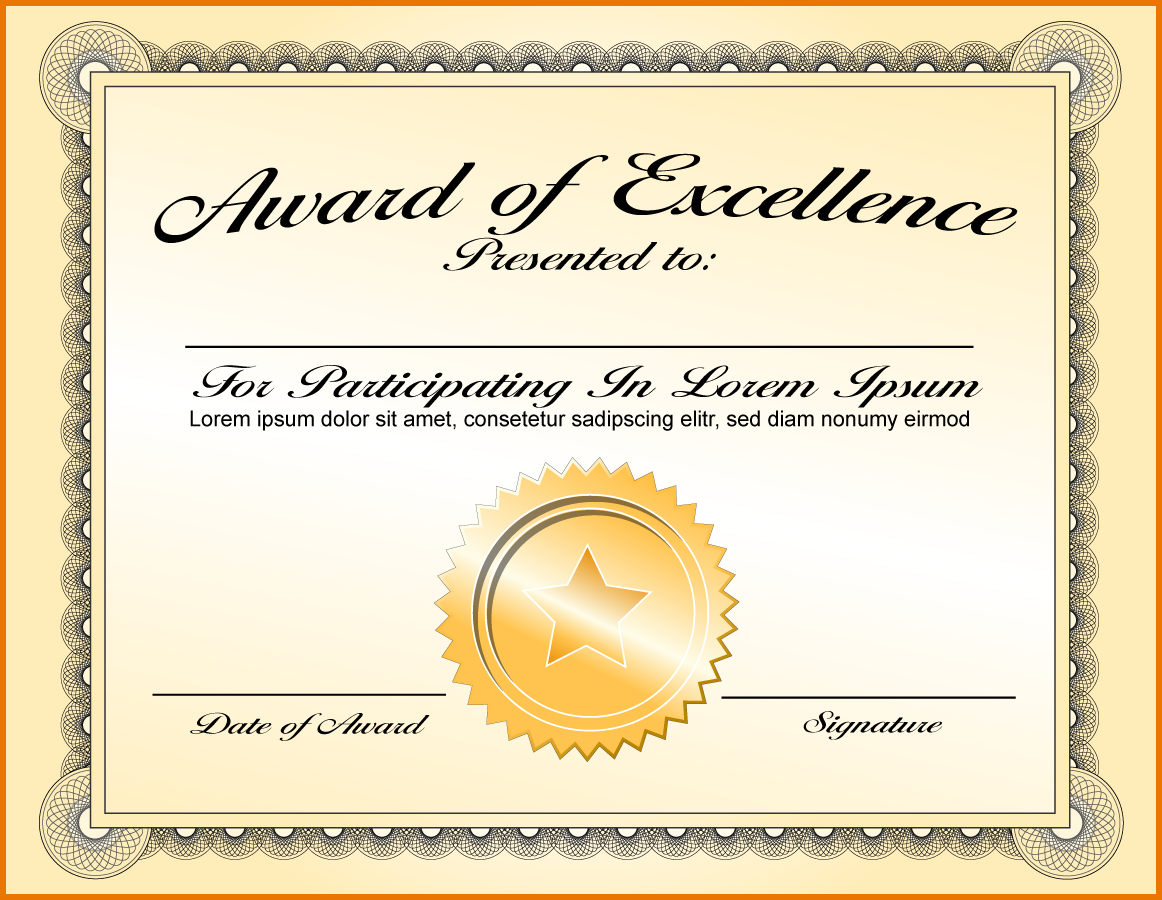 Blank Award Certificate Template.certificate | Scope Of Regarding Life Membership Certificate Templates