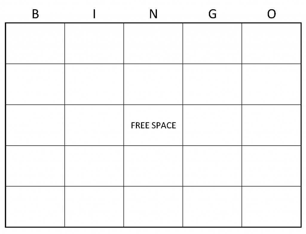 Blank Bingo Cards | Blank Bingo Card Template Within Playing Card Template Word