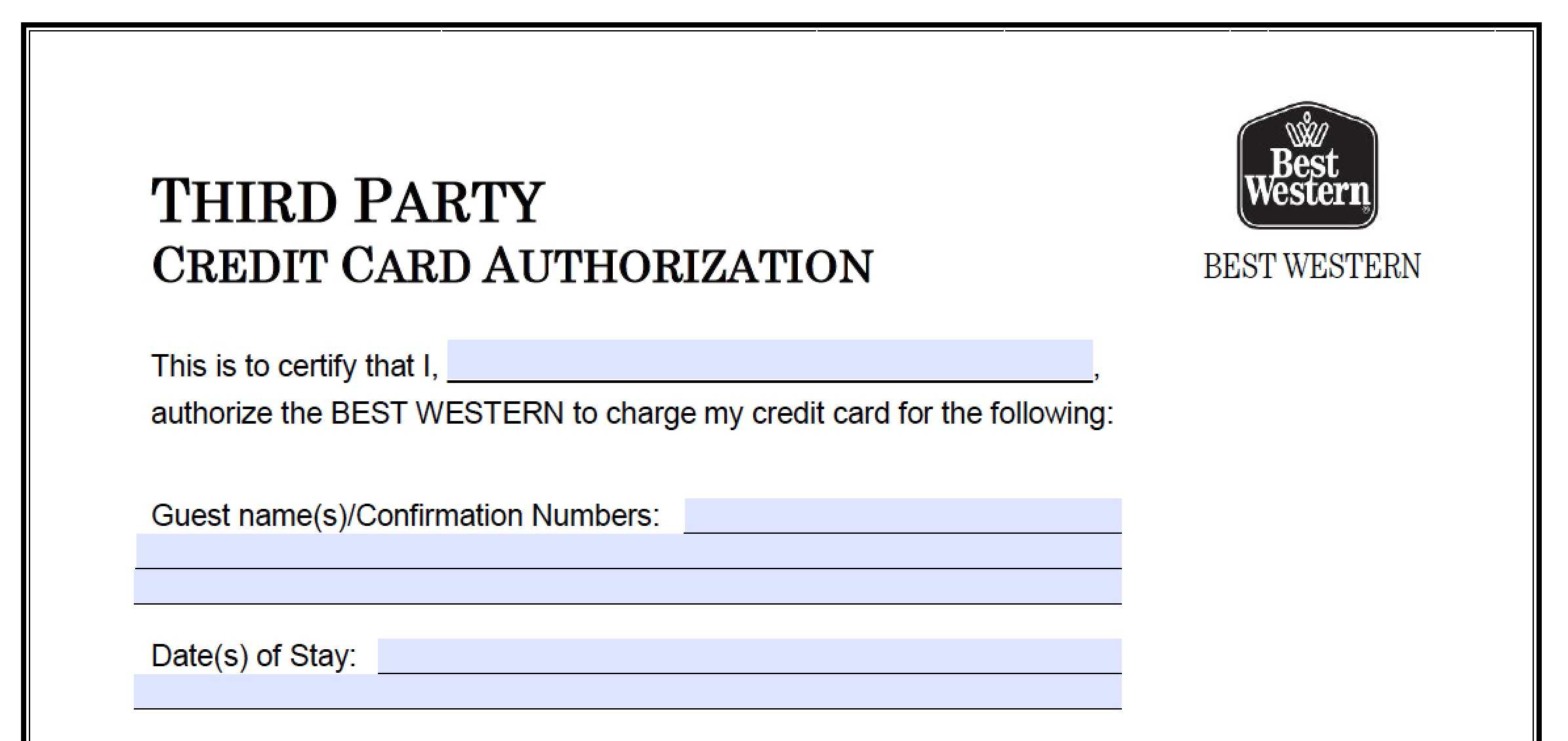 Blank Credit Card Authorization Form Pdf – Beyti Intended For Hotel Credit Card Authorization Form Template