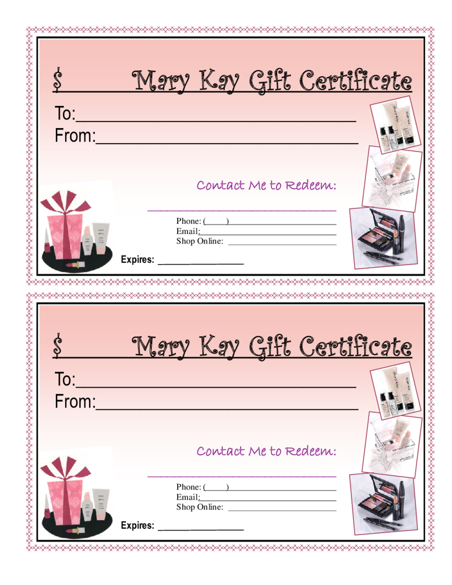 Blank Giftcertificates - Edit, Fill, Sign Online | Handypdf Intended For Mary Kay Gift Certificate Template