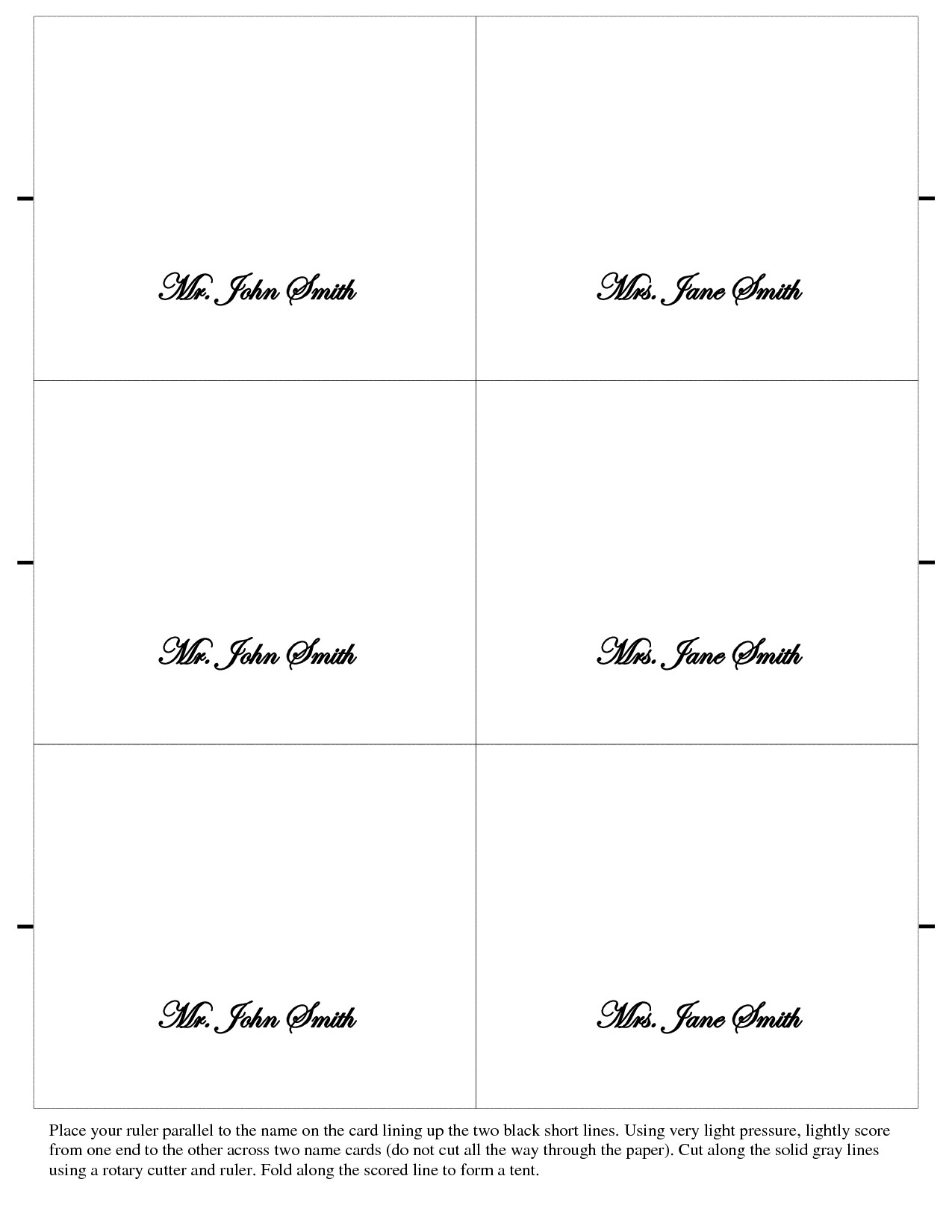 Blank Place Cards Luxmove Pro Card Template Free Download With Free Place Card Templates Download