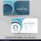 Blue Creative Business Card Template In Unique Business Card Templates Free