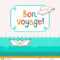 Bon Voyage Card Illustration 58702570 – Megapixl Regarding Bon Voyage Card Template