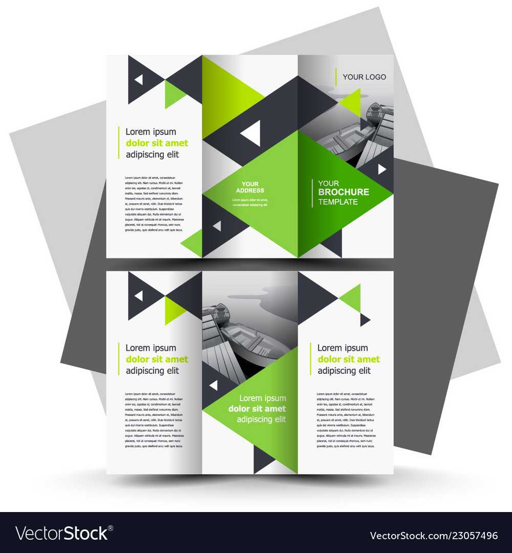 Brochure Design Template Tri Fold Green Throughout Creative Brochure Templates Free Download