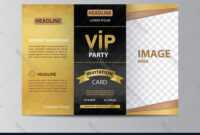 Brochure Template Invitation For Vip Party regarding Membership Brochure Template