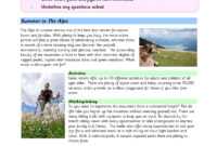 Brochure Writing - Amazing Mountain Resorts with regard to Travel Brochure Template Ks2