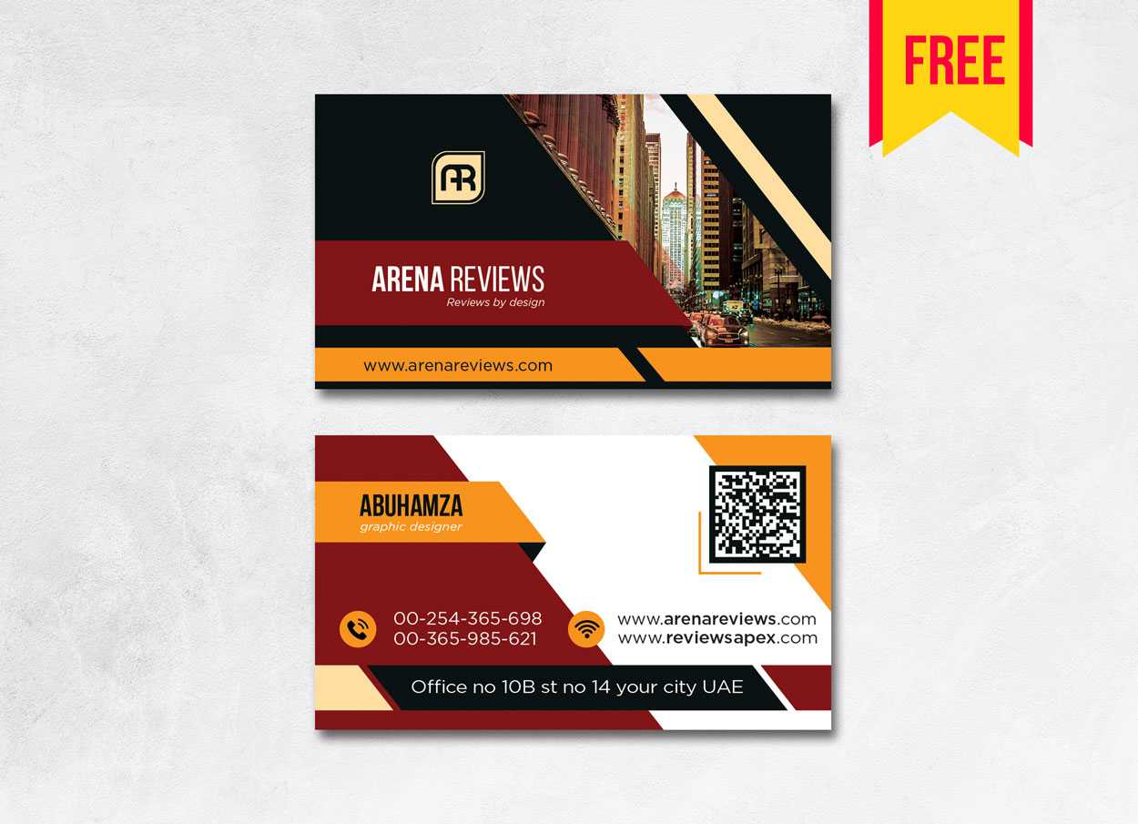 Building Business Card Design Psd – Free Download | Arenareviews Throughout Blank Business Card Template Download