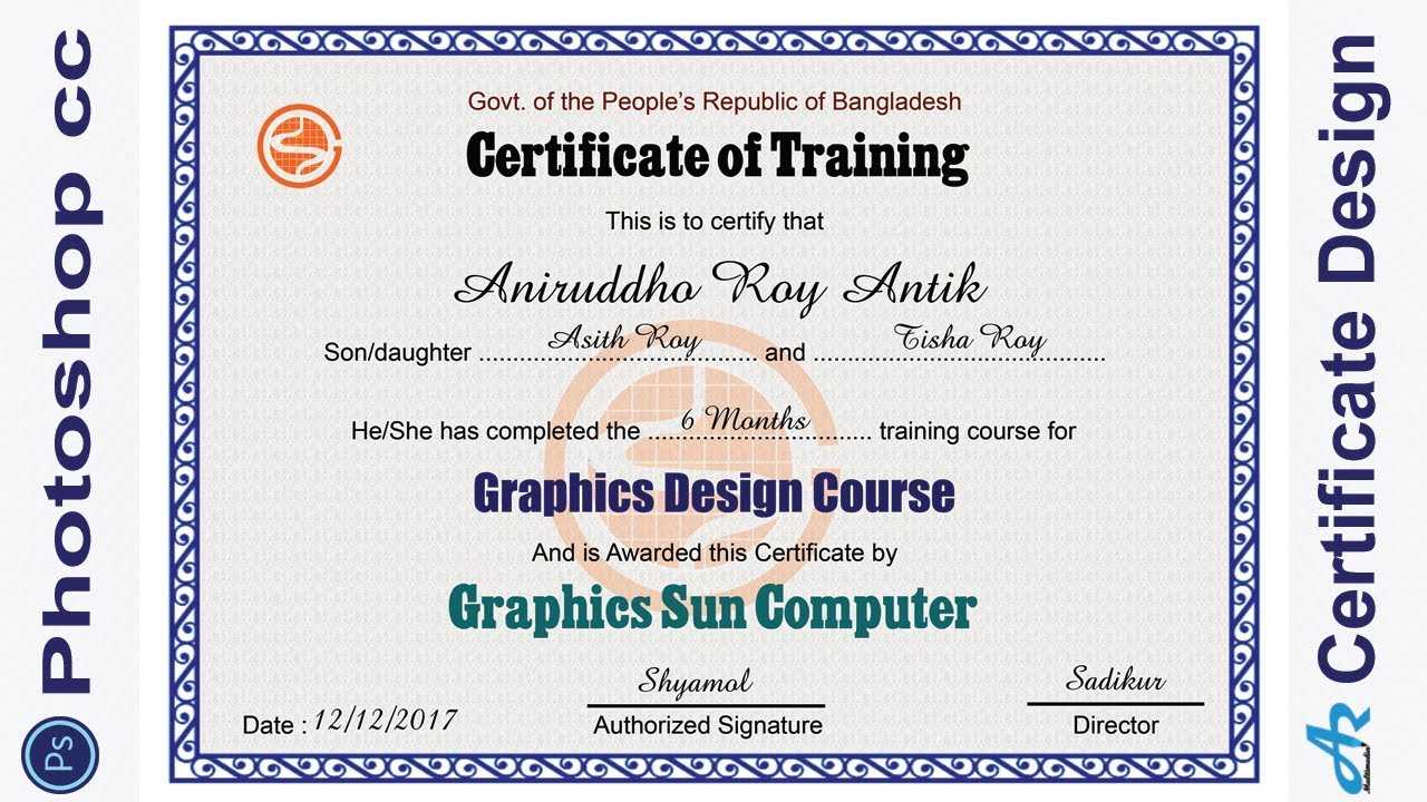 Business Adobe Certified Expert In Photoshop  Certificate For Track And Field Certificate Templates Free