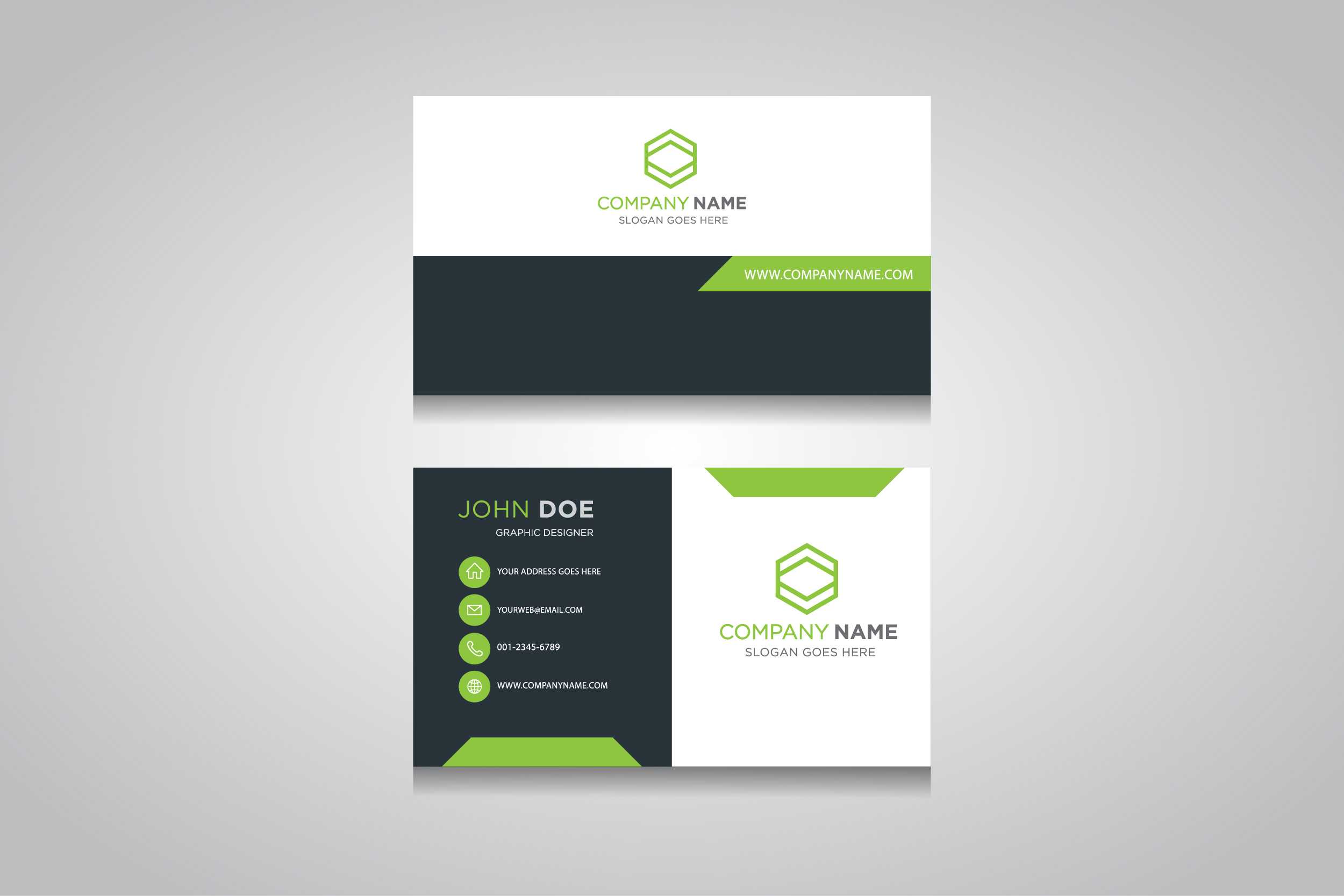 Business Card Template. Creative Business Card Regarding Designer Visiting Cards Templates