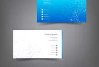 Business Card Template Set 025 Connection Network pertaining to Networking Card Template