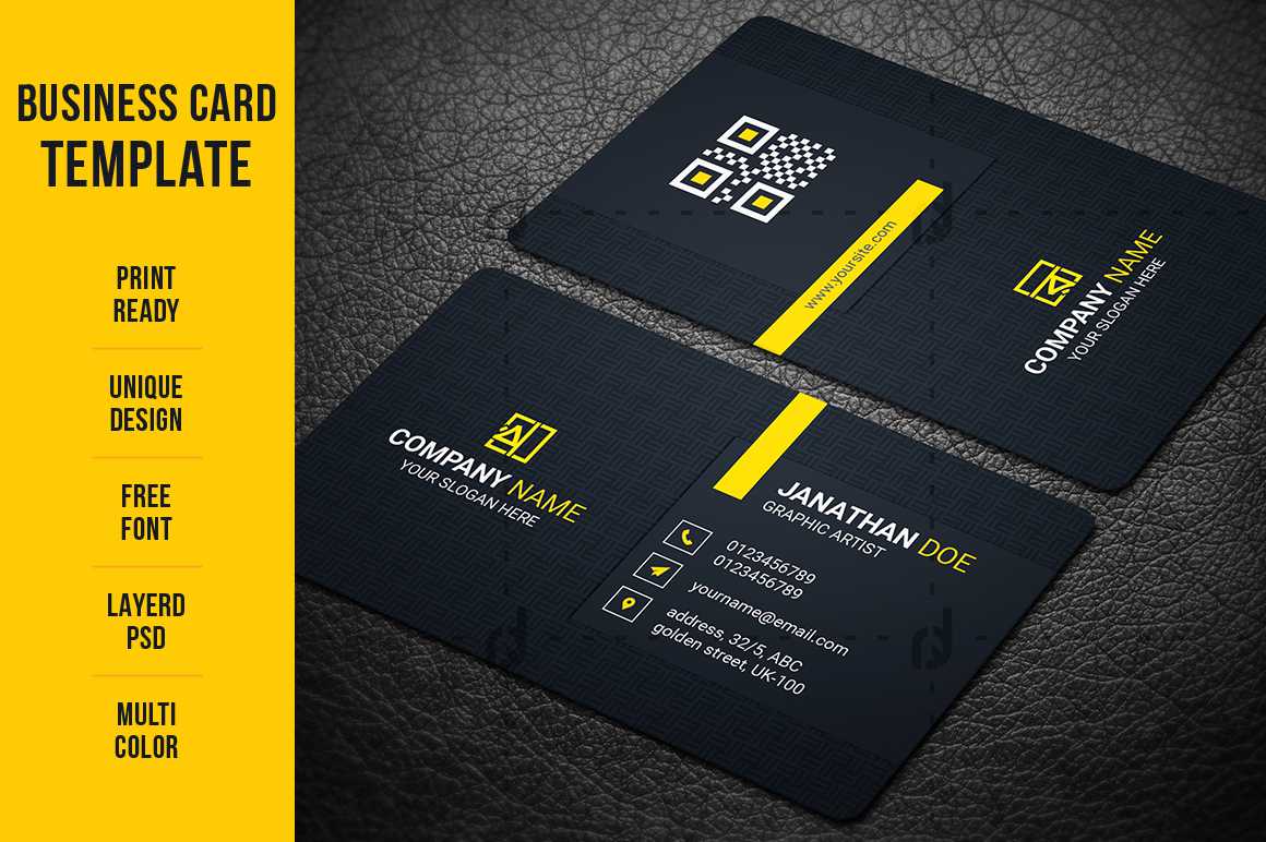 Business Card Template – Vsual Throughout Buisness Card Template