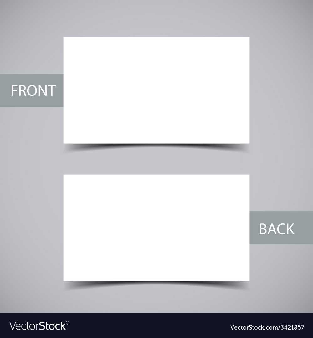 Business Card Template With Plain Business Card Template