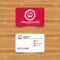 Business Card Template With Texture. Bus Sign Icon. Public Transport.. For Transport Business Cards Templates Free