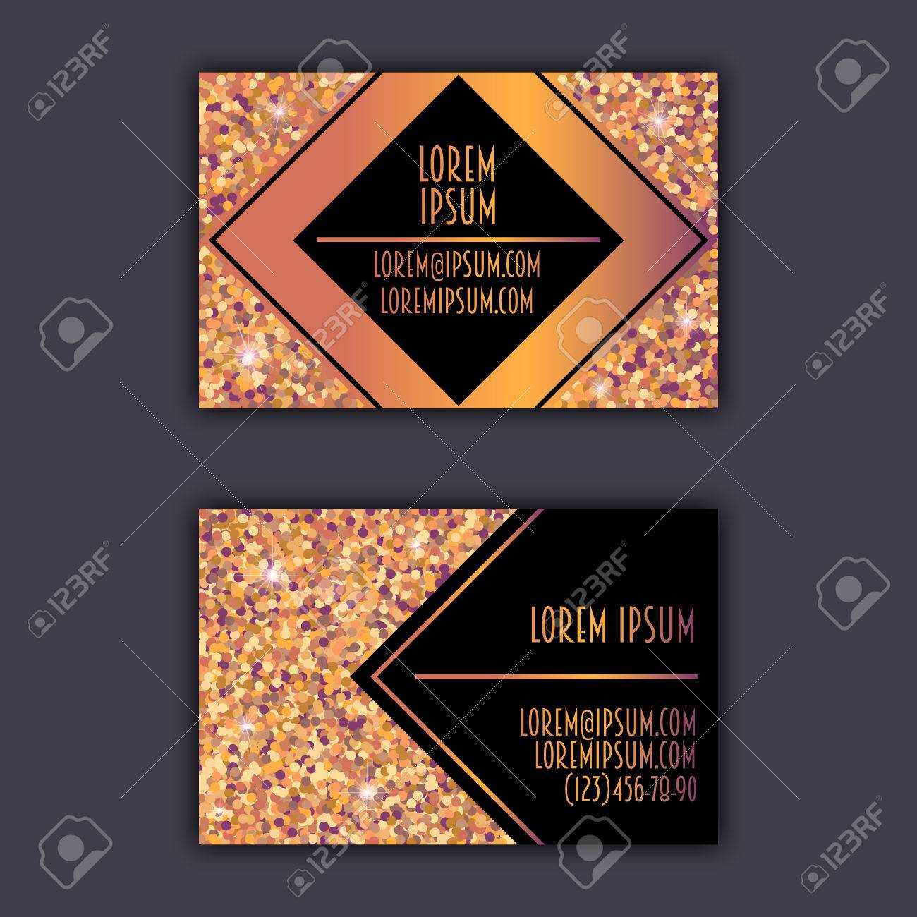 Business Card Templates With Glitter Shining Background. With Christian Business Cards Templates Free