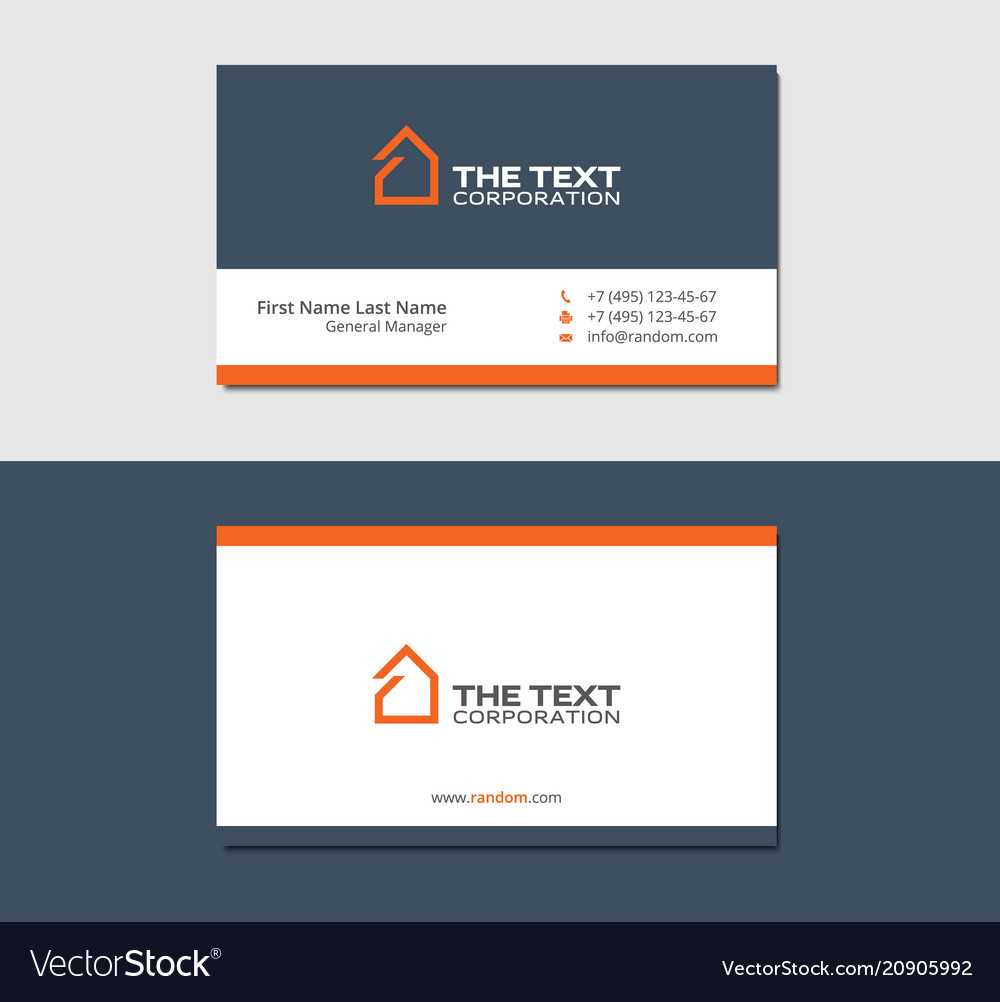 Business Cards Template For Real Estate Agency With Regard To Real Estate Agent Business Card Template