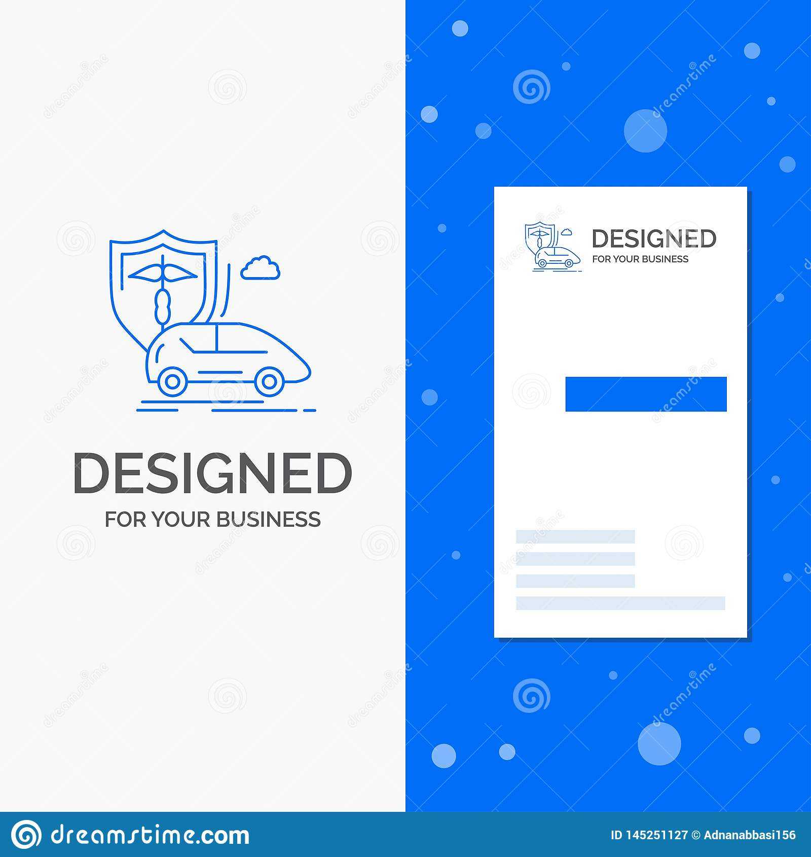 Business Logo For Car, Hand, Insurance, Transport, Safety Inside Auto Insurance Card Template Free Download