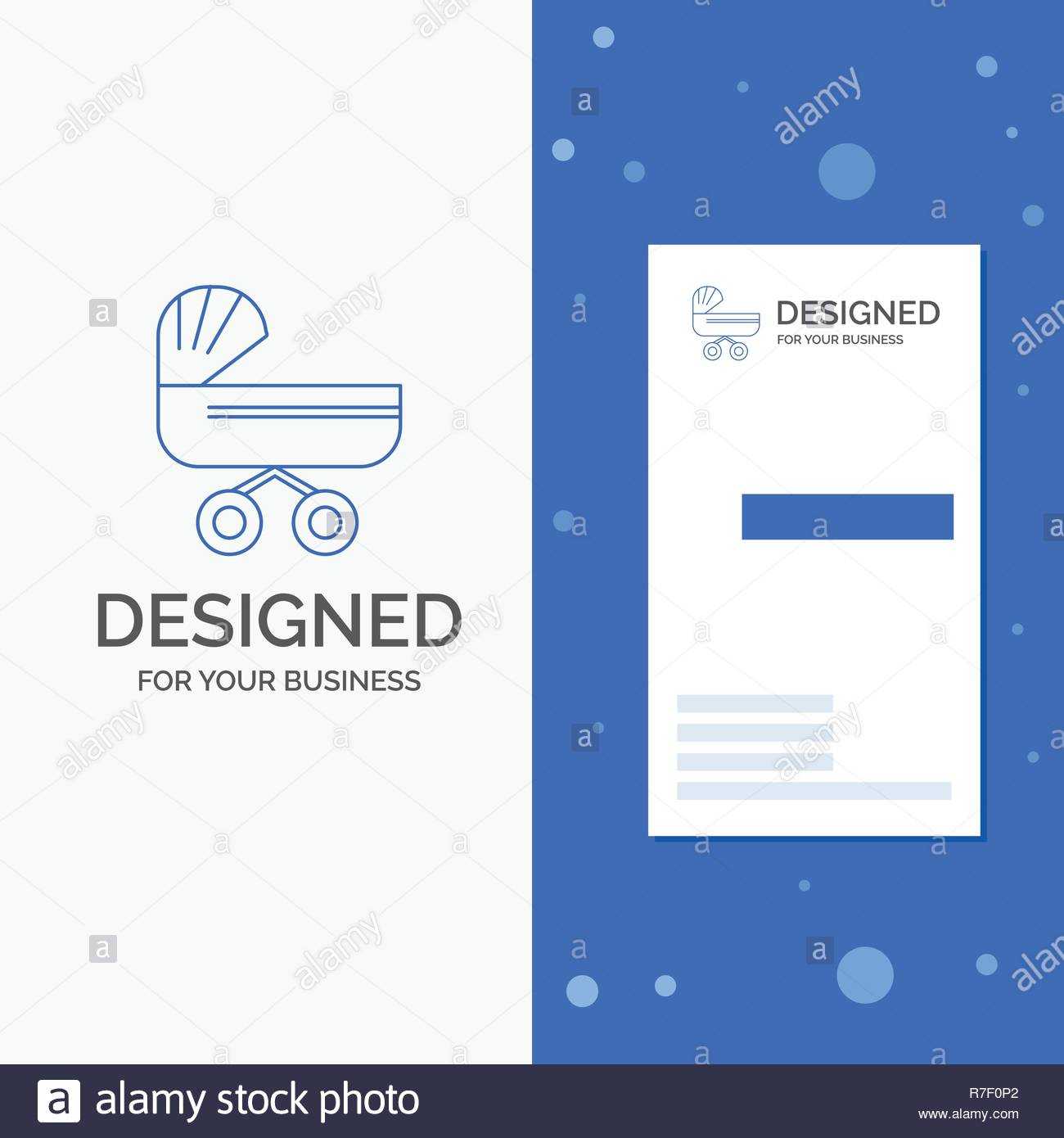 Business Logo For Trolly, Baby, Kids, Push, Stroller Pertaining To Push Card Template