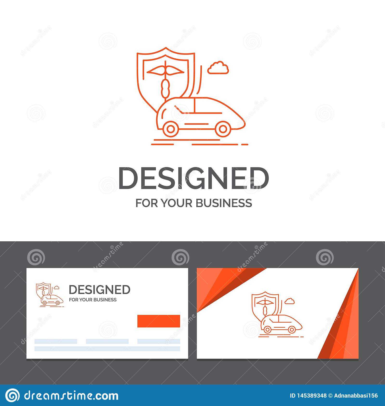 Business Logo Template For Car, Hand, Insurance, Transport Regarding Auto Insurance Id Card Template