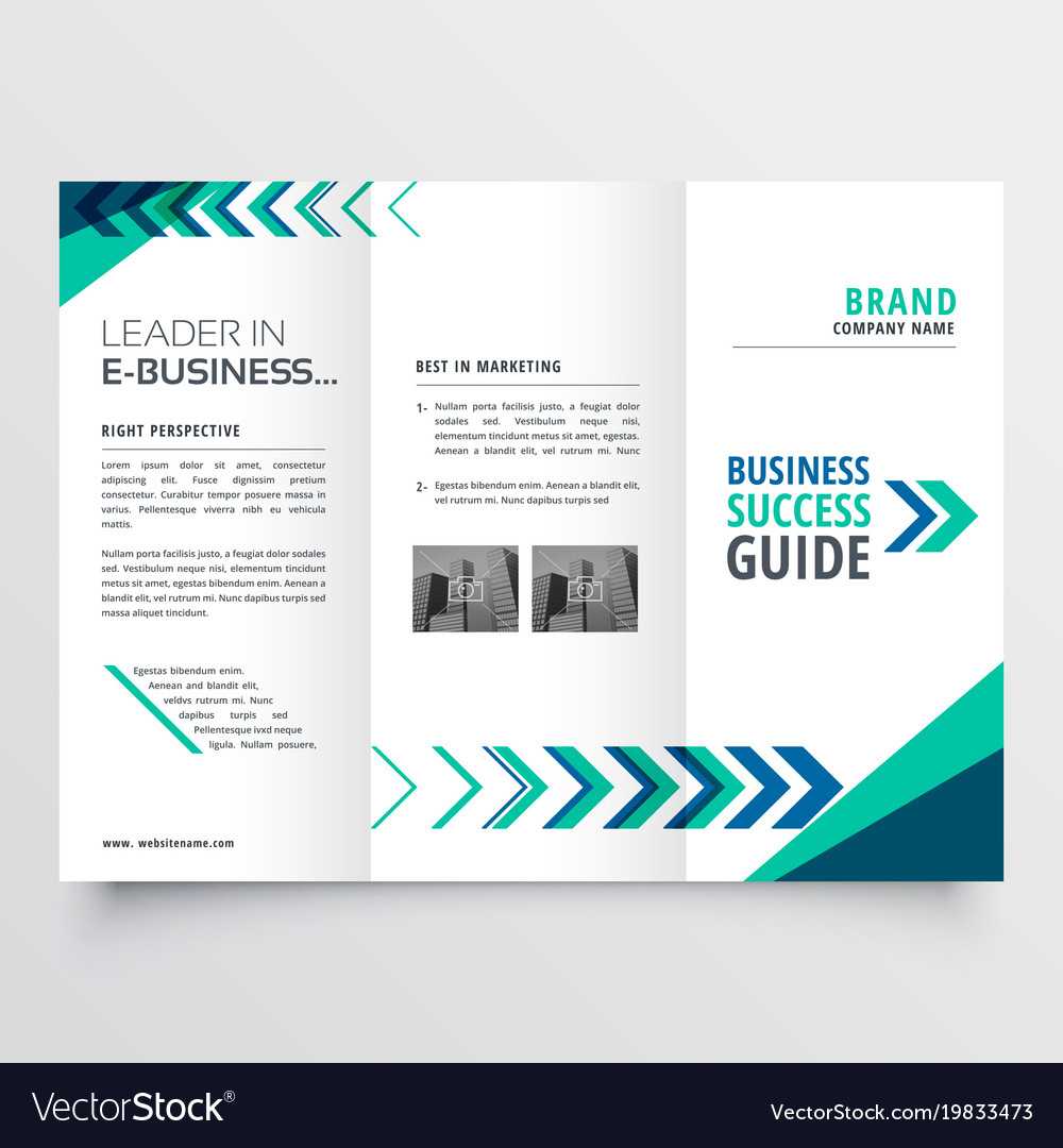 Business Tri Fold Brochure Template Design With Intended For 3 Fold Brochure Template Free Download