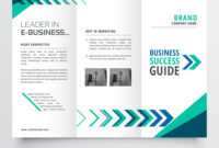 Business Tri Fold Brochure Template Design With with Tri Fold Brochure Template Illustrator