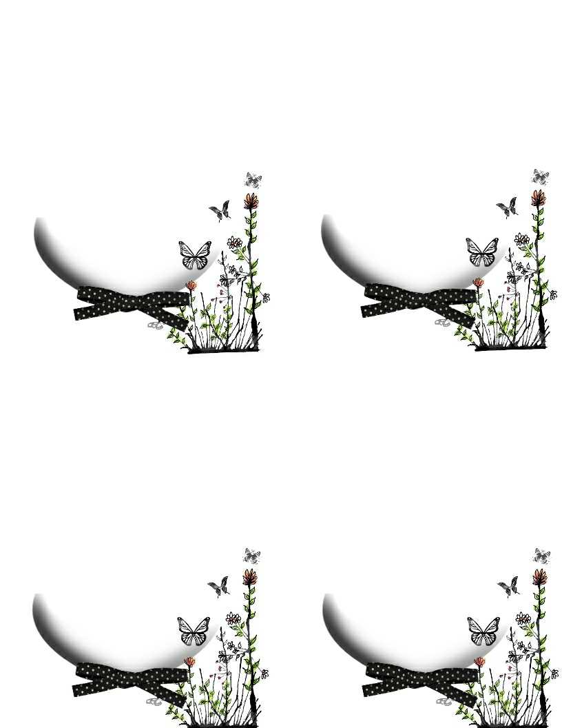 Butterfly And Daisies, O 2776595031, Category Background Pertaining To Place Card Template 6 Per Sheet