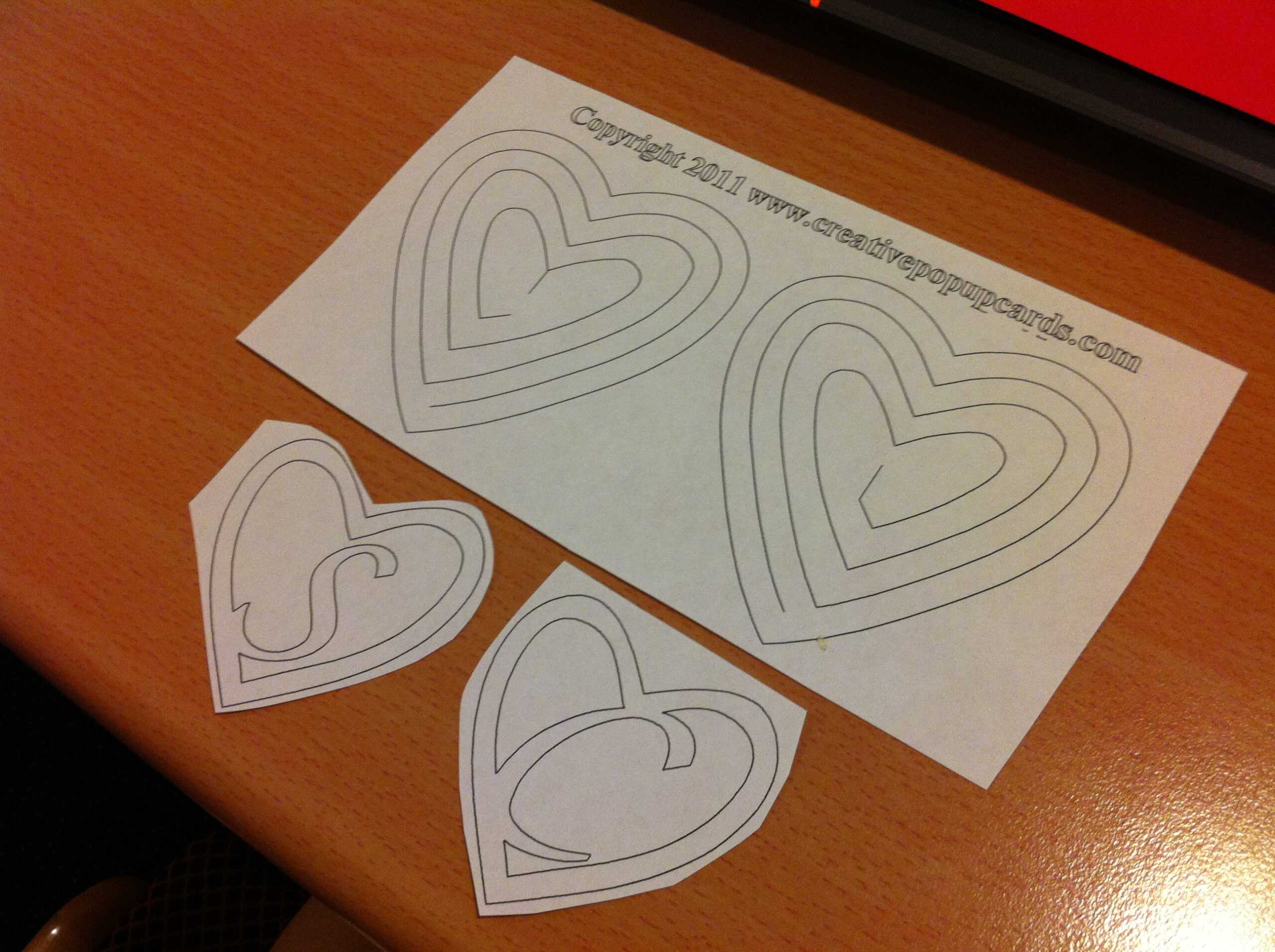 Card Making | A Student's Life With Regard To Heart Pop Up With Pop Out Heart Card Template