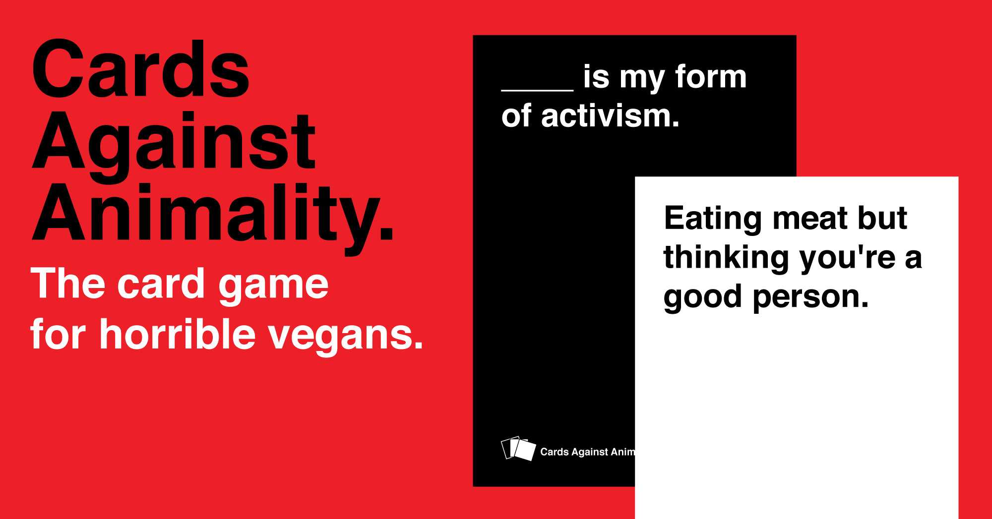 Cards Against Animality – Anti Speciesist Action Collective Inside Cards Against Humanity Template