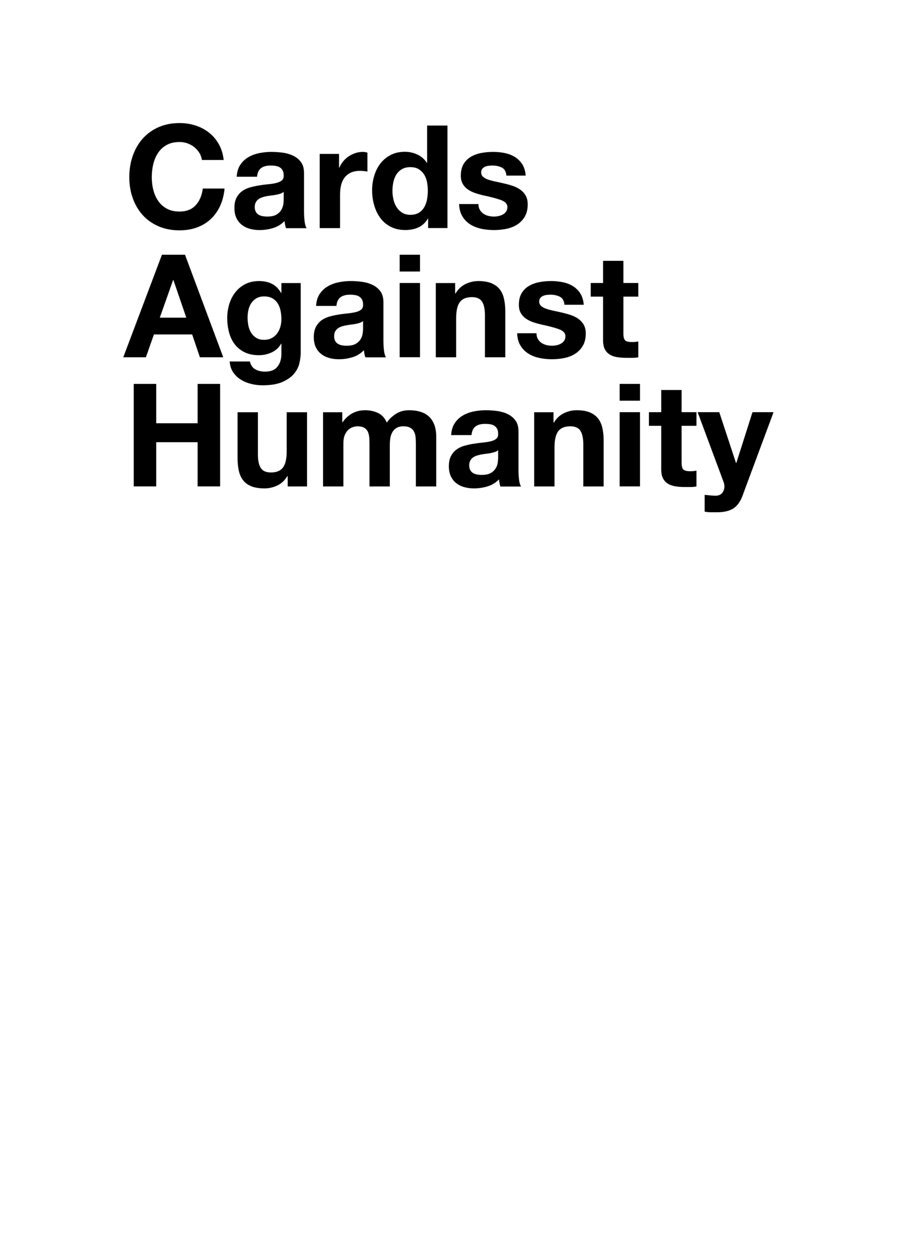 Cards Against Humanity – Card Generator Within Cards Against Humanity Template