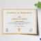 Certificate Of Achievement Template In Certificate Of Achievement Template Word