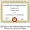 Certificate Of Appreciation In Certificate Of Attainment Template