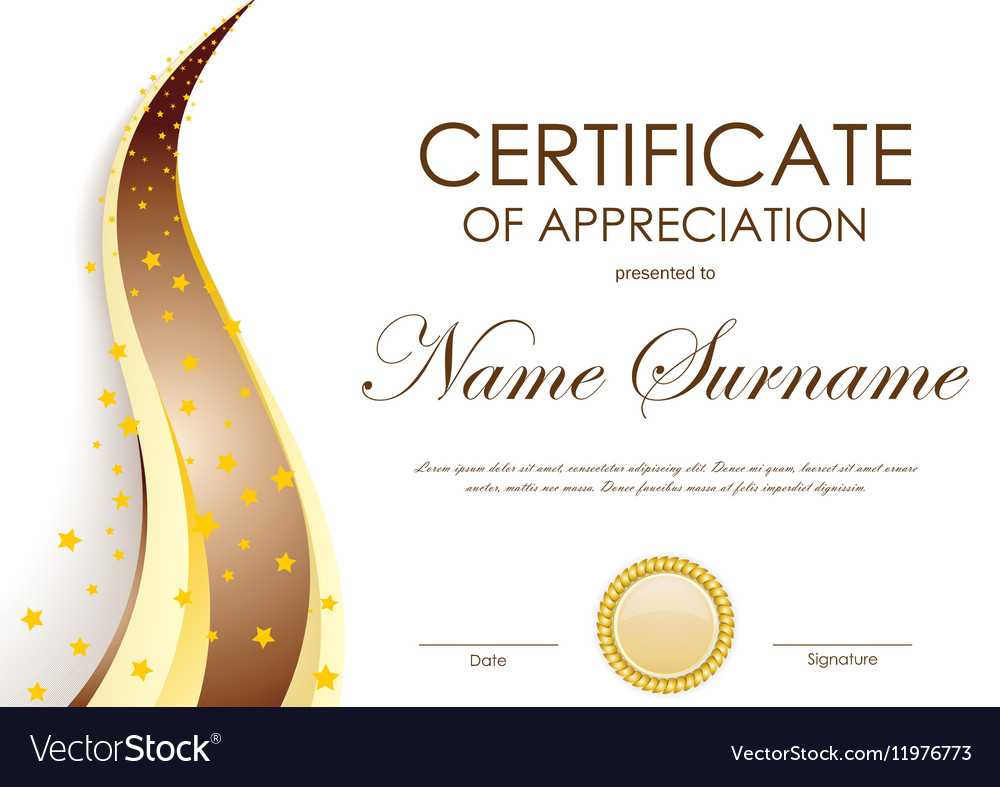 Certificate Of Appreciation Template Within Free Certificate Of Appreciation Template Downloads