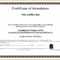 Certificate Of Attendance Template Word Ukran Agdiffusion Regarding Conference Certificate Of Attendance Template