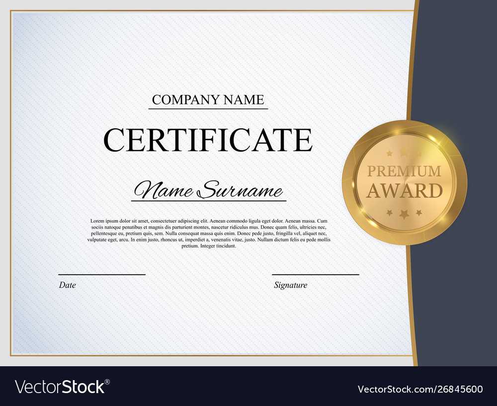 Certificate Template Background Award Diploma Intended For Academic Award Certificate Template