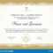 Certificate Template. Diploma Of Modern Design Or Gift With Graduation Gift Certificate Template Free