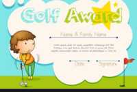 Certificate Template For Golf Award intended for Golf Certificate Template Free