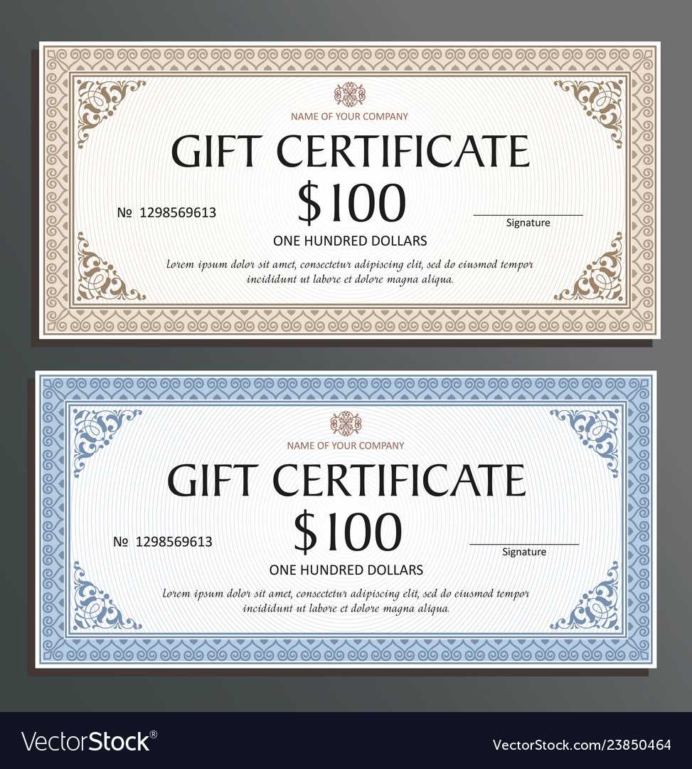 Certificate Template Gift Voucher For Your Inside Gift Card Template Illustrator