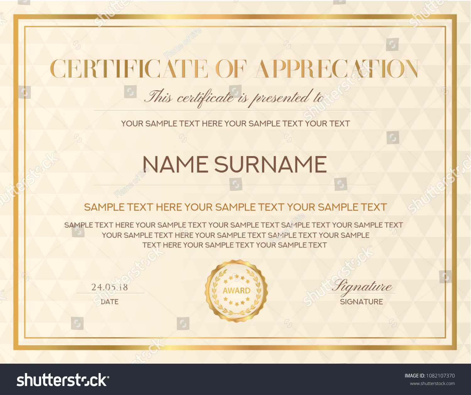 Certificate Template Printable Editable Design Diploma Stock In Life Saving Award Certificate Template