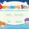 Certificate Template With Kids Swimming – Download Free Intended For Swimming Certificate Templates Free