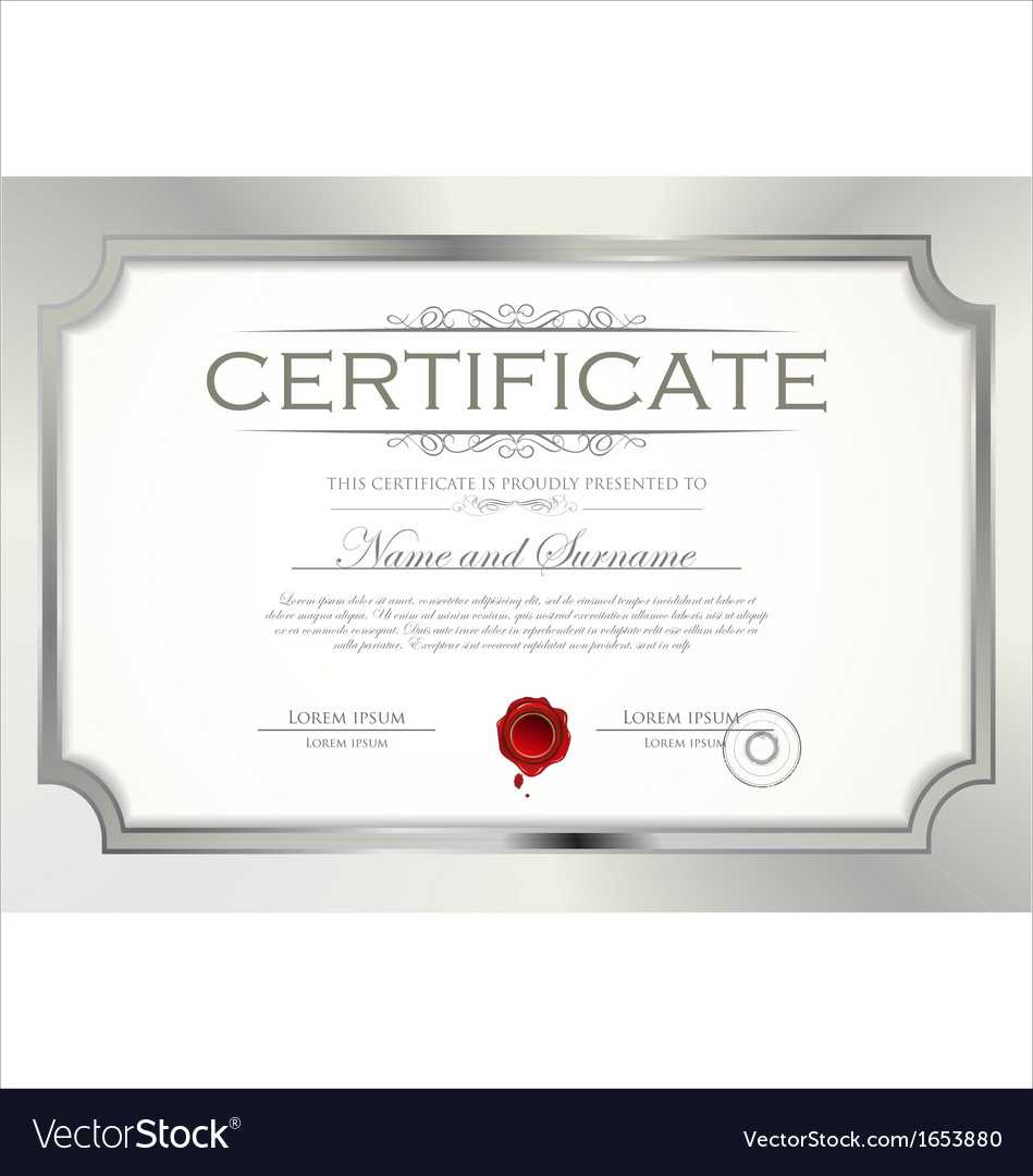 Certificate Template Within Commemorative Certificate Template