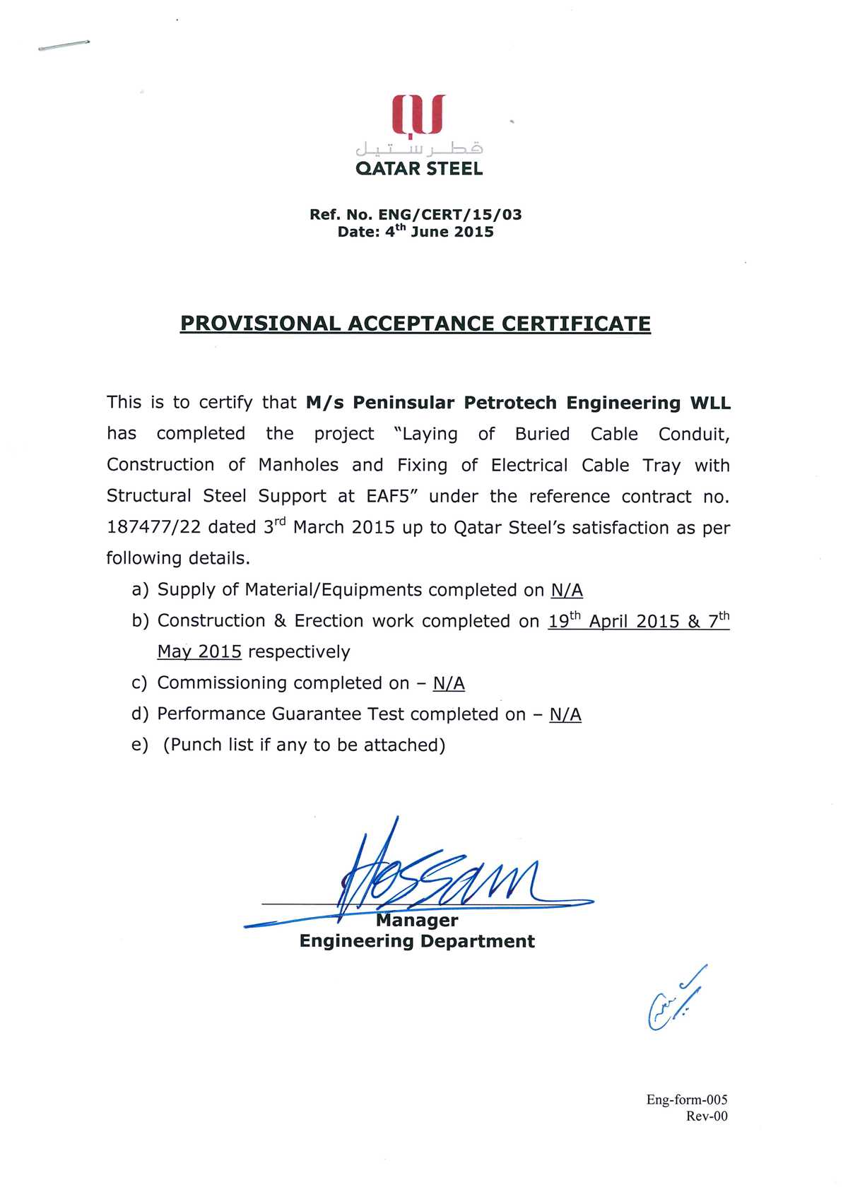 Certification Letter For Project ] – 25 Best Ideas About In Certificate Of Acceptance Template